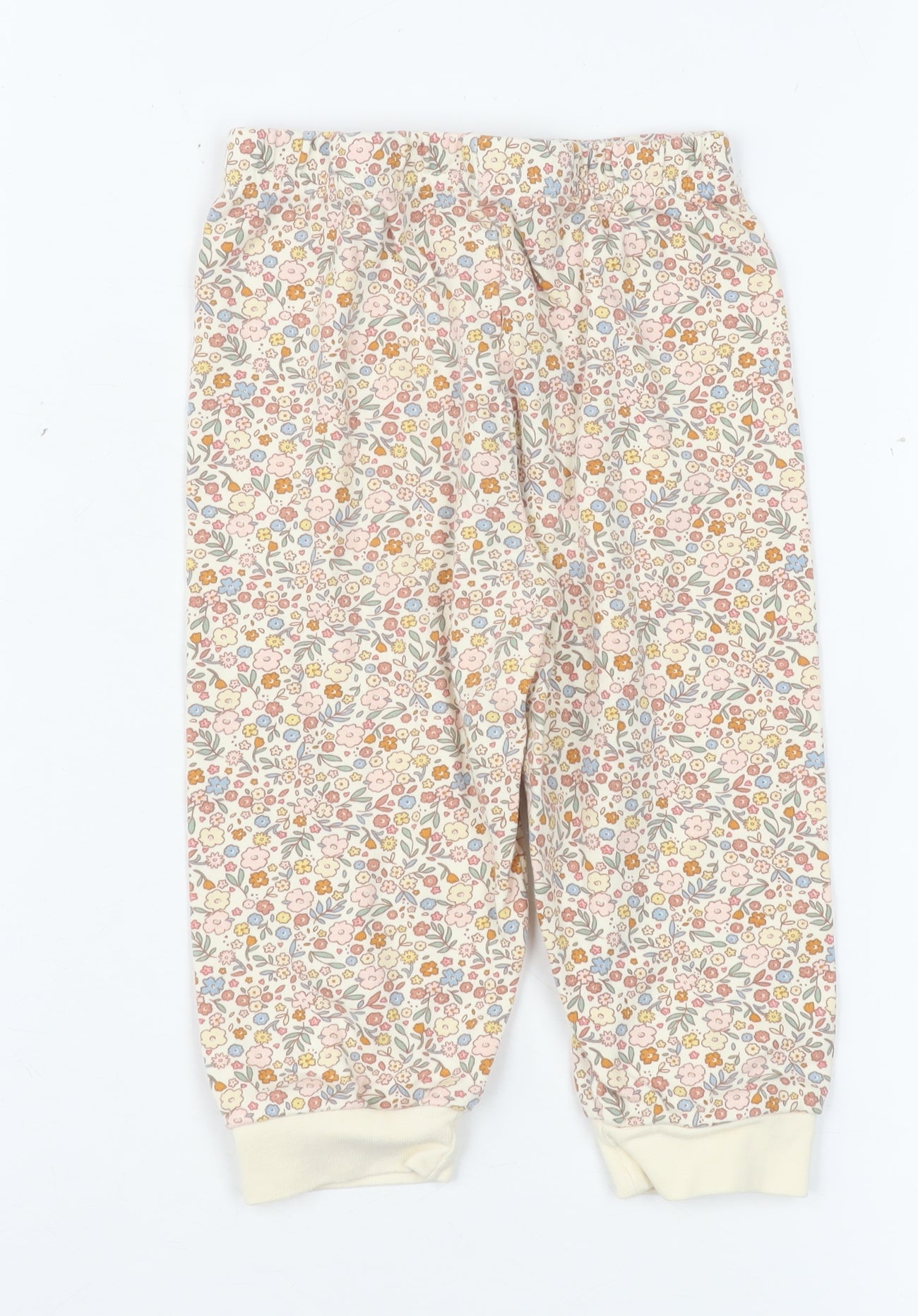 Primark Unisex Baby Floral Jogger Trousers Multicoloured 12-18 Months