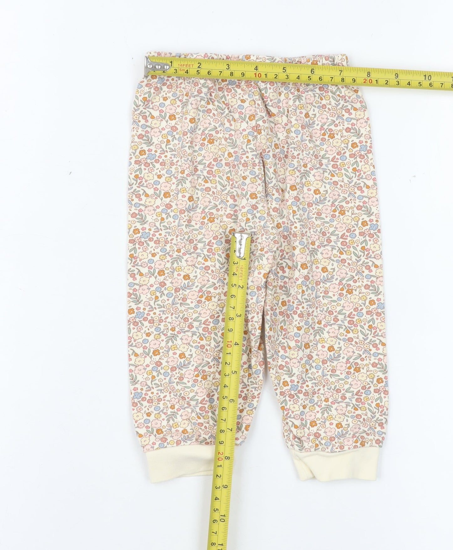 Primark Unisex Baby Floral Jogger Trousers Multicoloured 12-18 Months