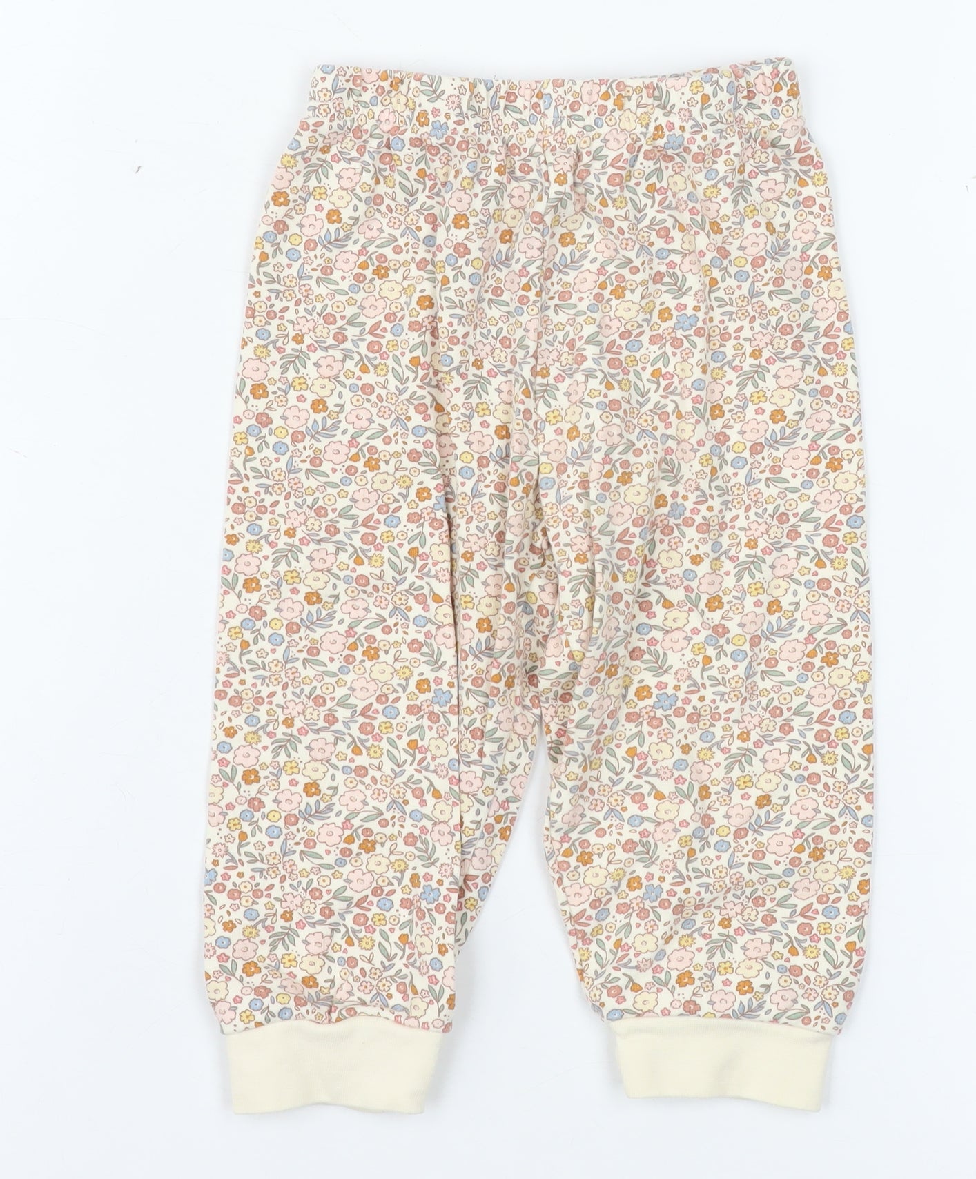 Primark Unisex Baby Floral Jogger Trousers Multicoloured 12-18 Months
