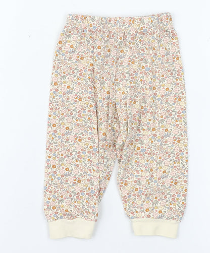 Primark Unisex Baby Floral Jogger Trousers Multicoloured 12-18 Months