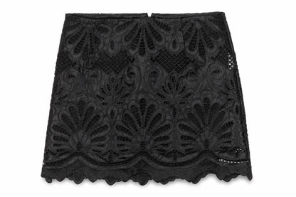 Womens UK Size 12 H&M Straight & Pencil Lace Skirt