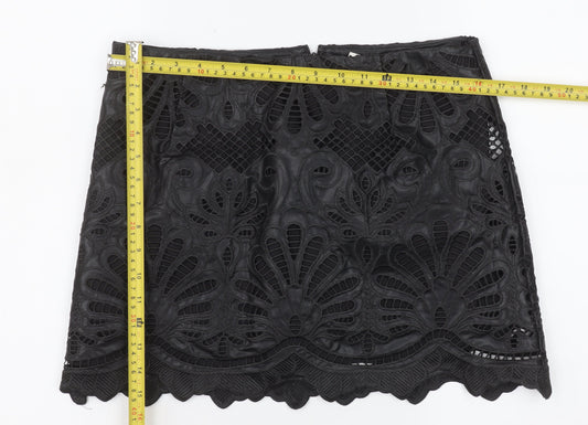 Womens UK Size 12 H&M Straight & Pencil Lace Skirt