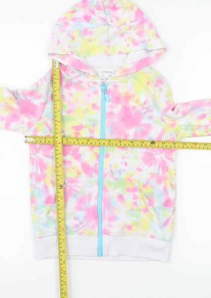 Girls UK Size 8-9 Years Terranova Multicoloured Basic Jacket