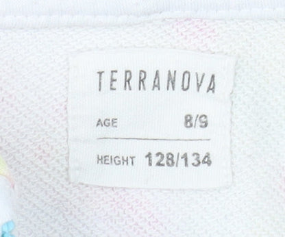 Girls UK Size 8-9 Years Terranova Multicoloured Basic Jacket