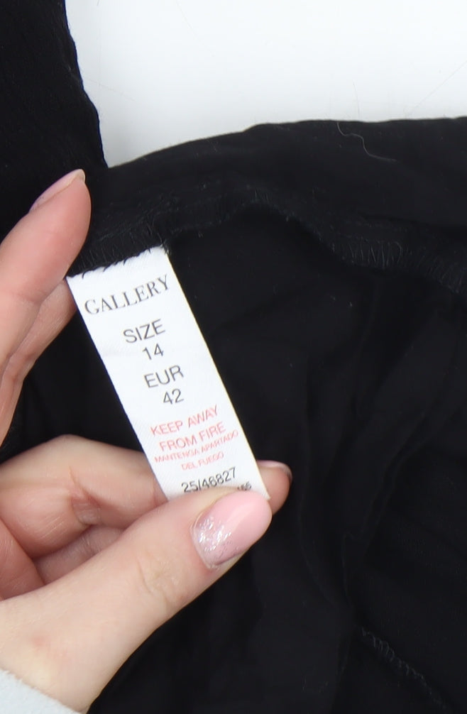 Womens UK Size 14 Gallery Fit & Flare Dress