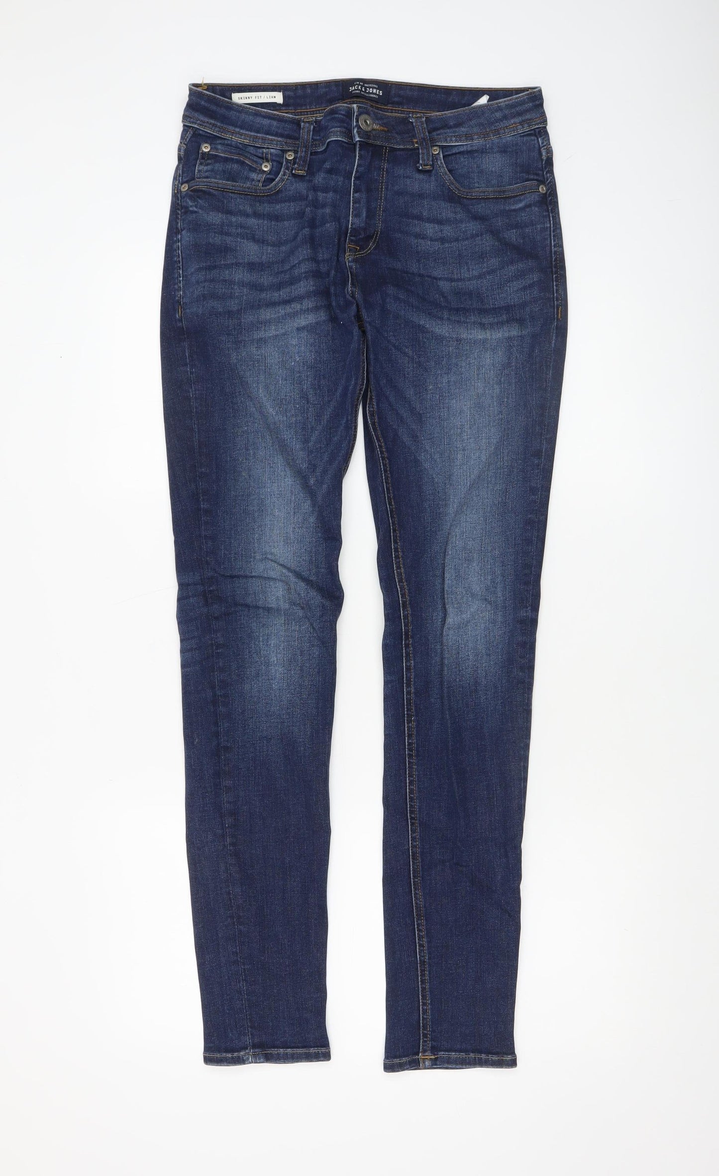 Mens UK Size M JACK & JONES Slim Fit Skinny Blue Jeans