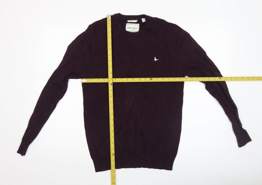 Mens UK Size XS Jack Wills Purple Pullover Jumper