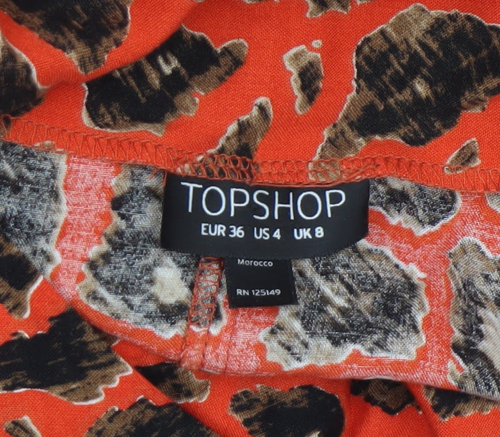 Womens UK Size 8 Topshop A-Line Dress
