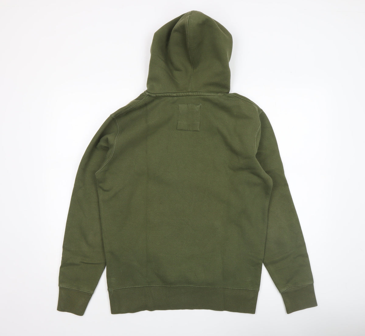 Mens UK Size S Pull&Bear Green Pullover Hoodie