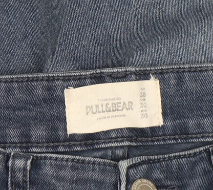 Mens UK Size 30 Pull&Bear Slim Fit Skinny Blue Jeans