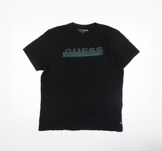 Mens UK Size M GUESS Black  T-Shirt