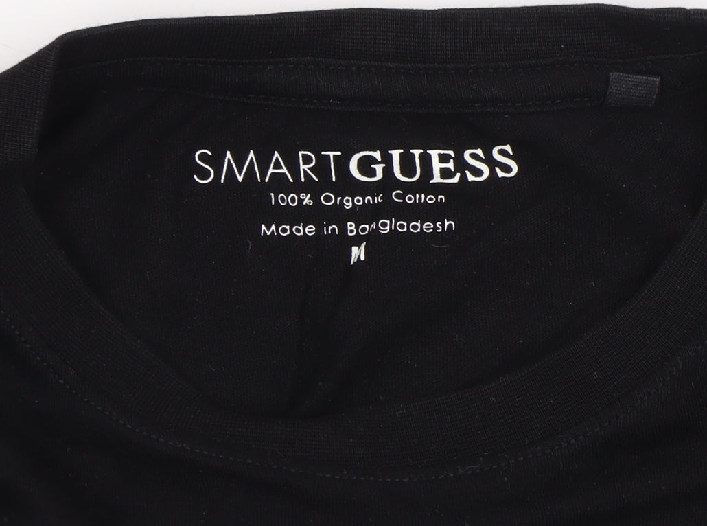 Mens UK Size M GUESS Black  T-Shirt