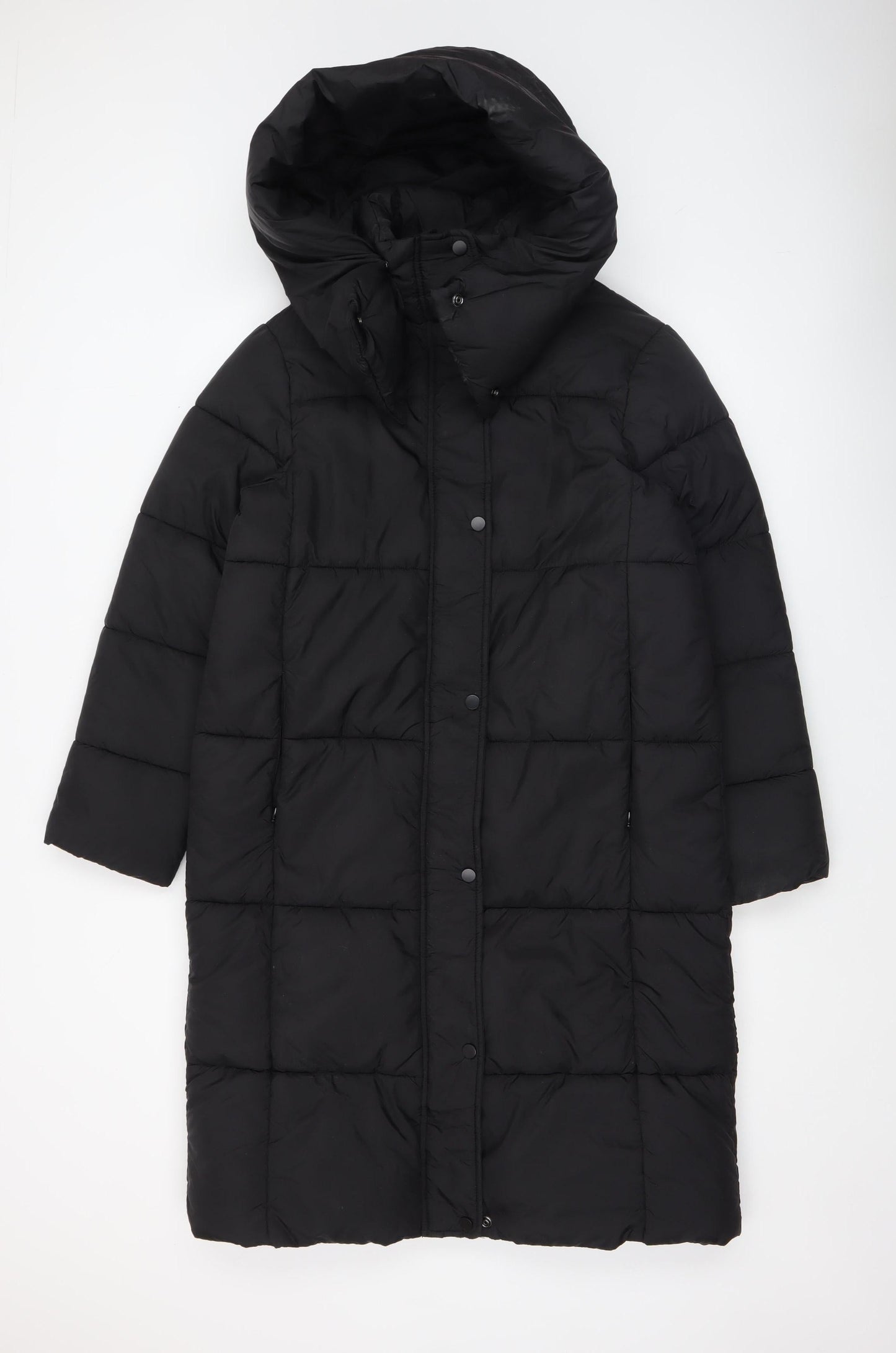 Womens UK Size XS Primark Black Puffer Jacket