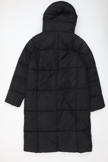 Womens UK Size XS Primark Black Puffer Jacket