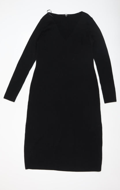 Womens UK Size L Uniqlo Bodycon Dress