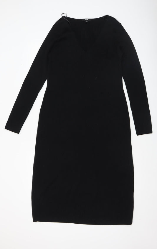 Womens UK Size L Uniqlo Bodycon Dress