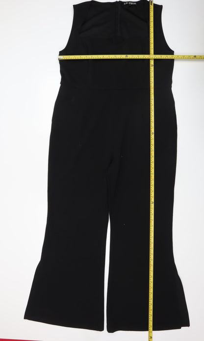 Womens UK Size 20 Girl In Mind One-Piece Black Jumpsuit
