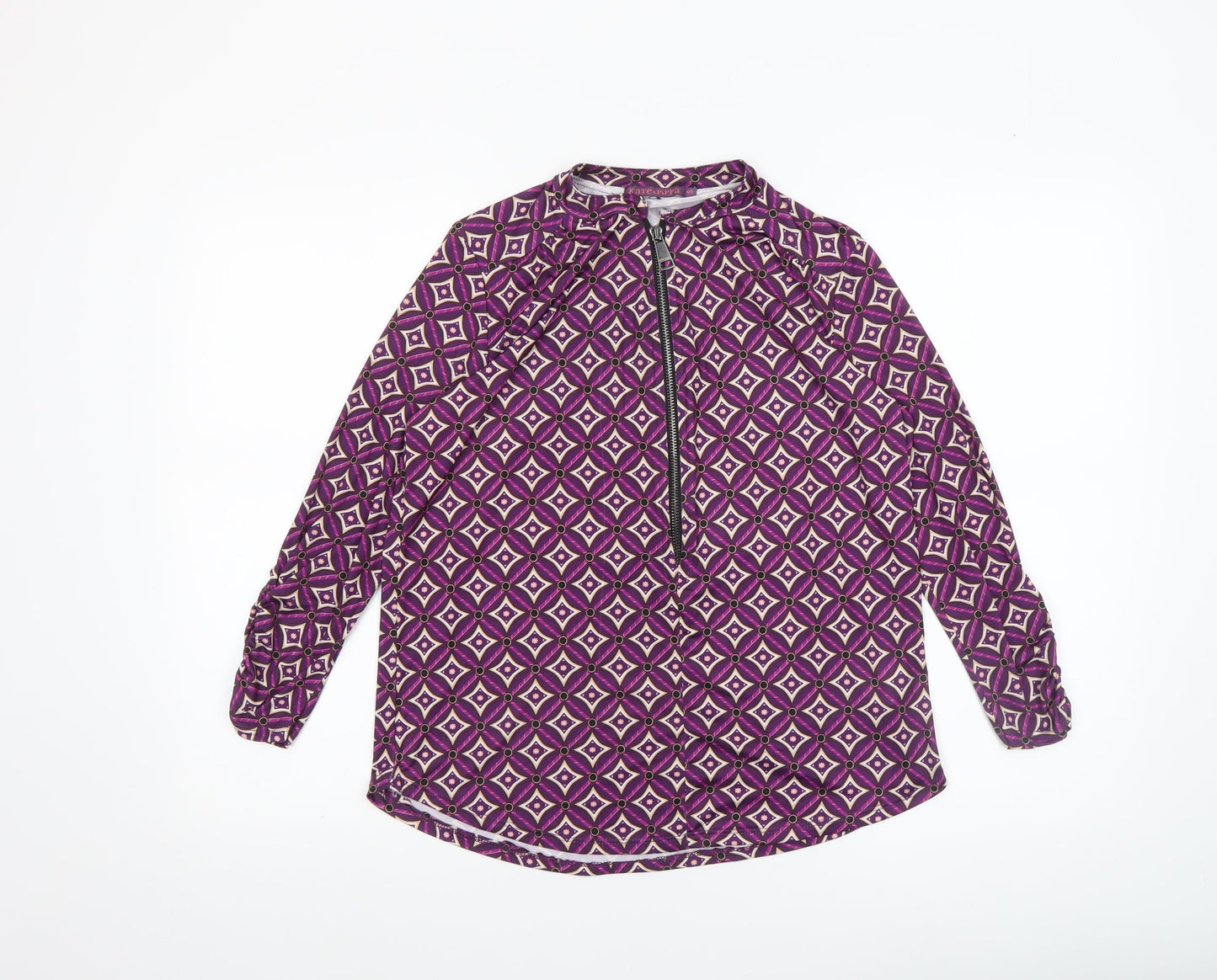 Womens UK Size S Kate & Pippa Purple Basic Blouse
