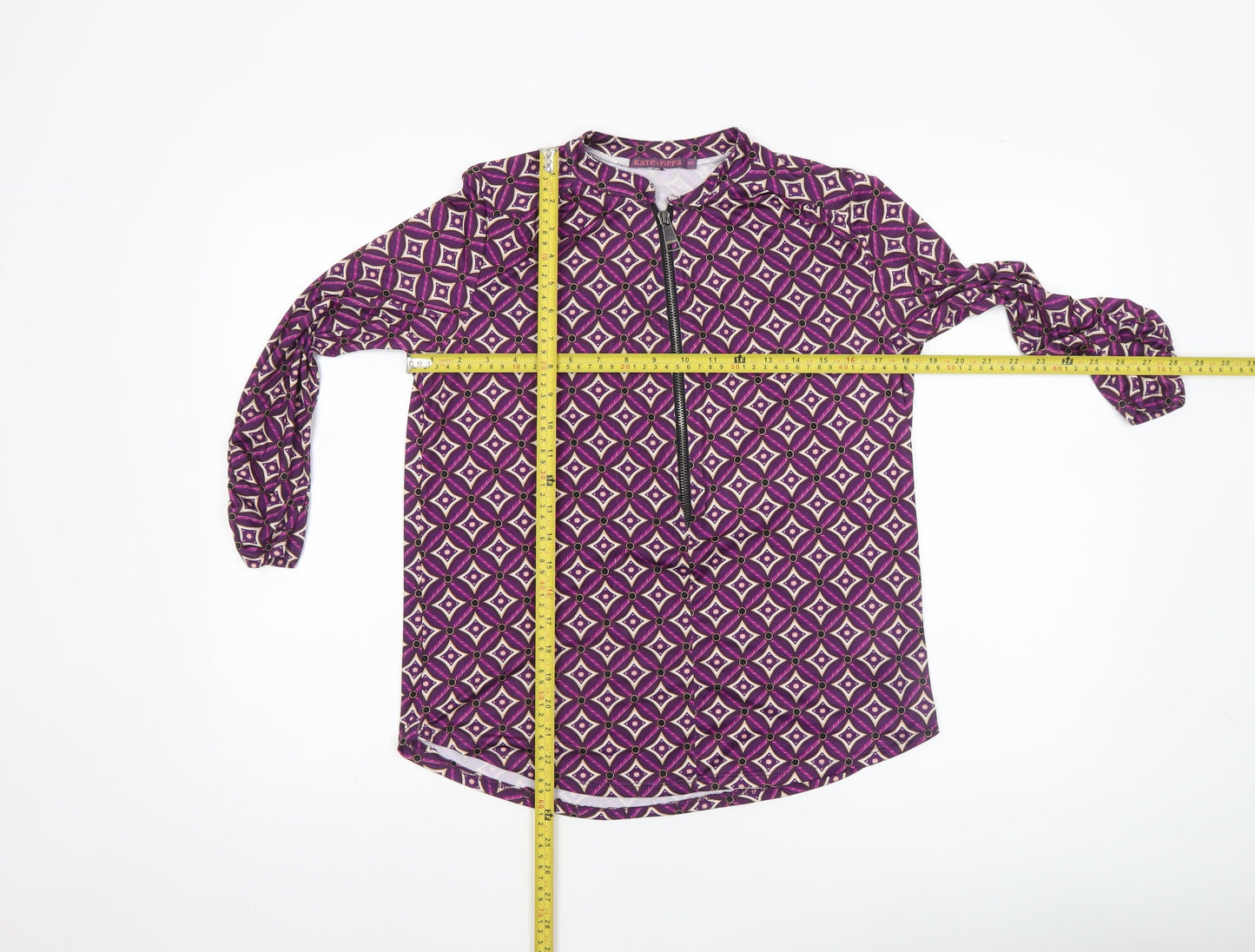 Womens UK Size S Kate & Pippa Purple Basic Blouse