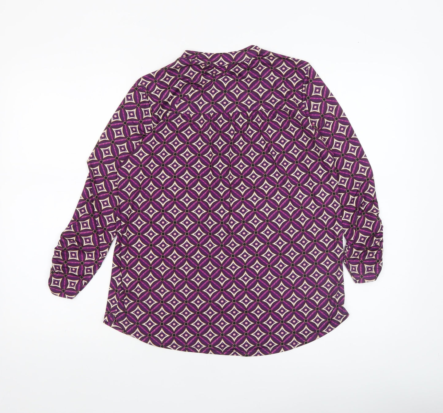 Womens UK Size S Kate & Pippa Purple Basic Blouse