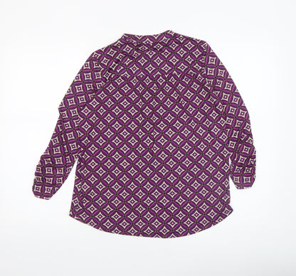 Womens UK Size S Kate & Pippa Purple Basic Blouse