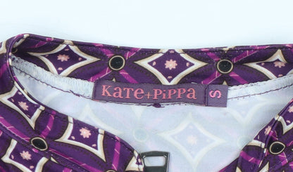 Womens UK Size S Kate & Pippa Purple Basic Blouse