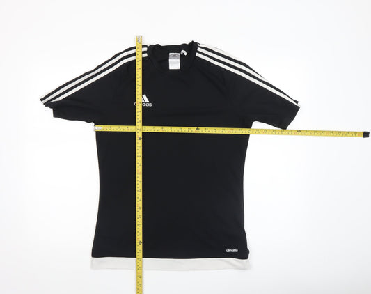 Adidas Mens Black Short Sleeve Climalite T-Shirt Size S