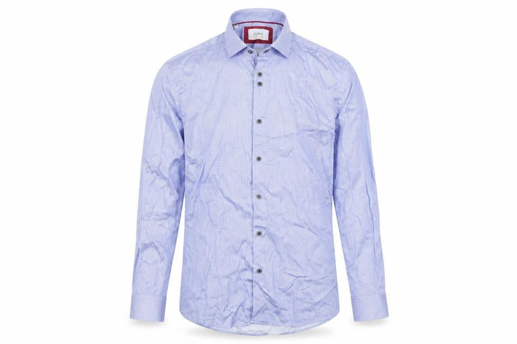 Mens UK Collar Size XL icon for men Smart Blue  Dress Shirt