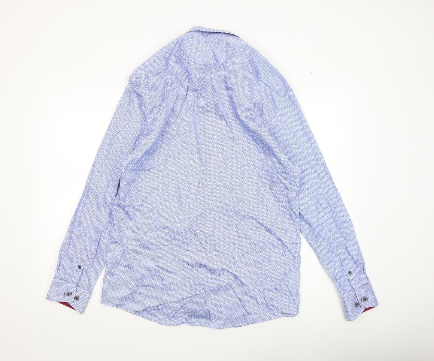Mens UK Collar Size XL icon for men Smart Blue  Dress Shirt
