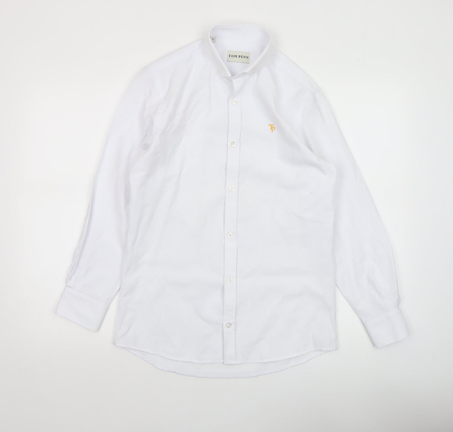 Mens UK Collar Size S Tom Penn Smart White  Dress Shirt