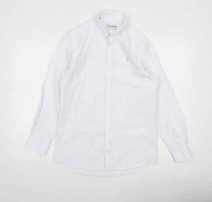 Mens UK Collar Size S Tom Penn Smart White  Dress Shirt