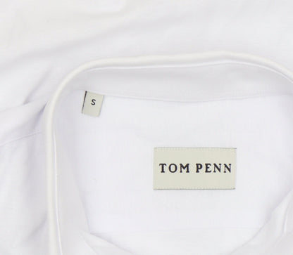 Mens UK Collar Size S Tom Penn Smart White  Dress Shirt