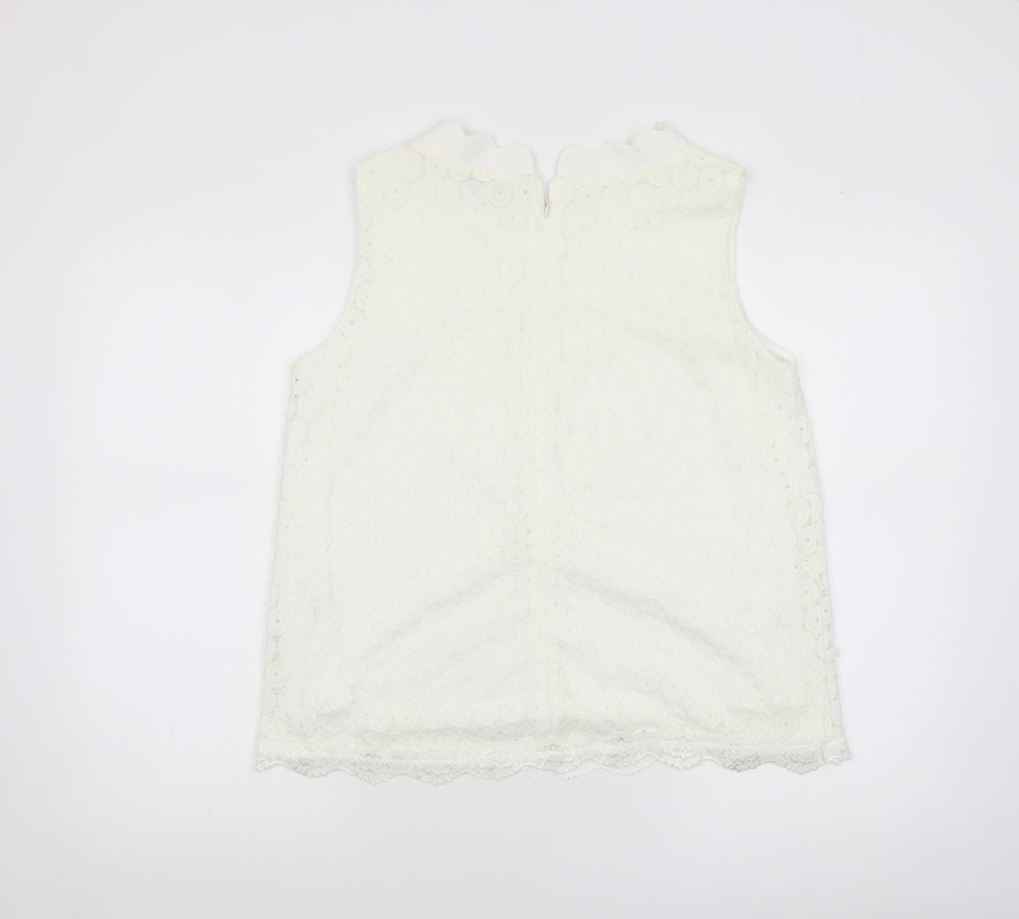 Womens UK Size 16 Marc Angelo Ivory Camisole Blouse