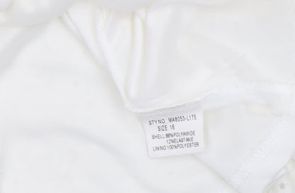 Womens UK Size 16 Marc Angelo Ivory Camisole Blouse