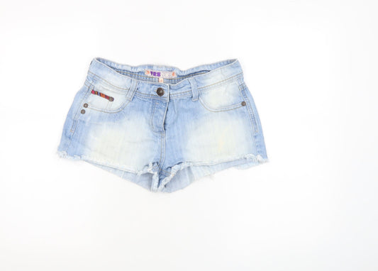 Womens UK Size 10 YRS Regular Fit Cut-Off Shorts