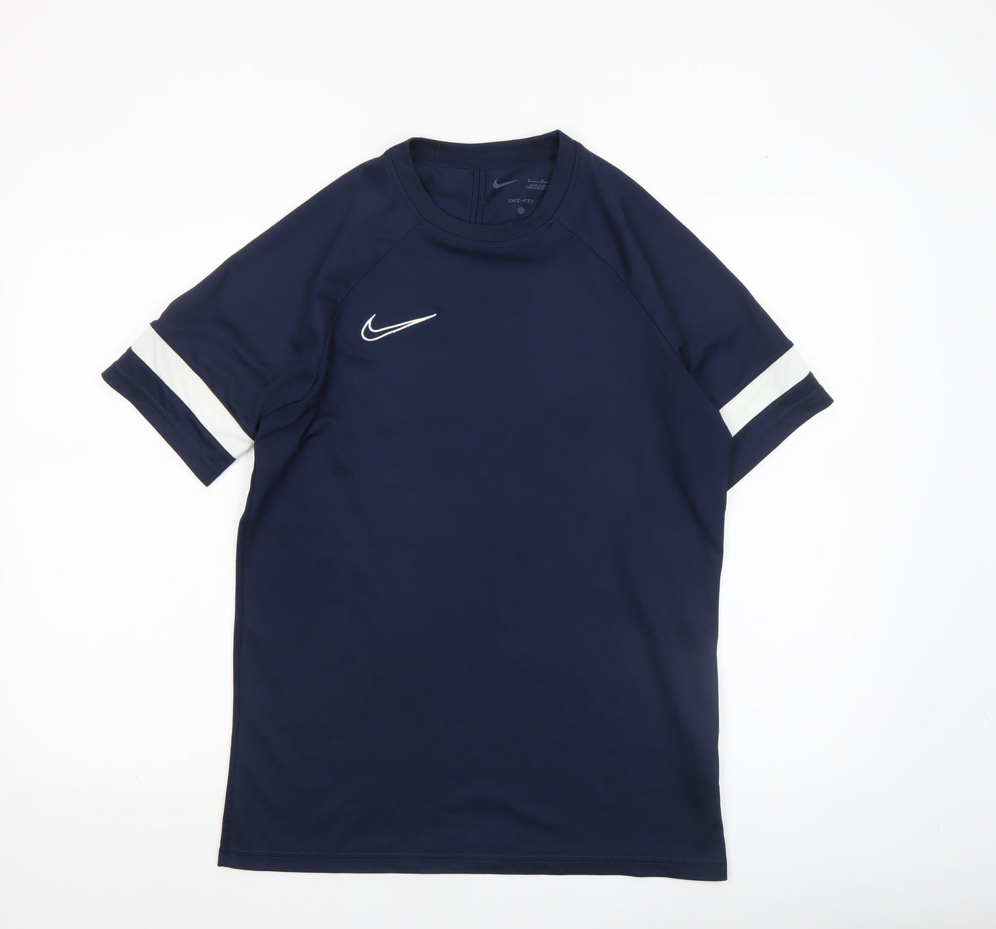 Mens UK Size M Nike Blue Running & Jogging Gym & Training Football T-Shirt