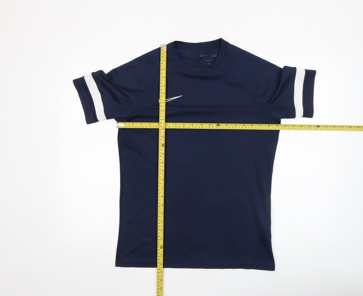 Mens UK Size M Nike Blue Running & Jogging Gym & Training Football T-Shirt