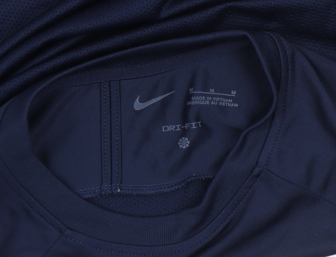 Mens UK Size M Nike Blue Running & Jogging Gym & Training Football T-Shirt