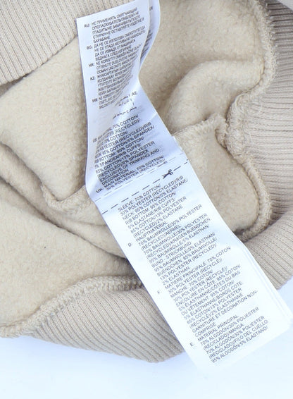 Mens UK Size S adidas Beige Pullover Sweatshirt