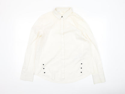 Womens UK Size 12 Gerry Weber Ivory Basic Button-Up