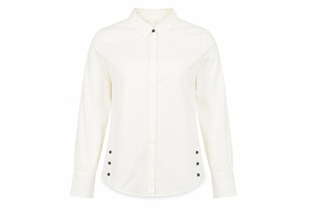 Womens UK Size 12 Gerry Weber Ivory Basic Button-Up