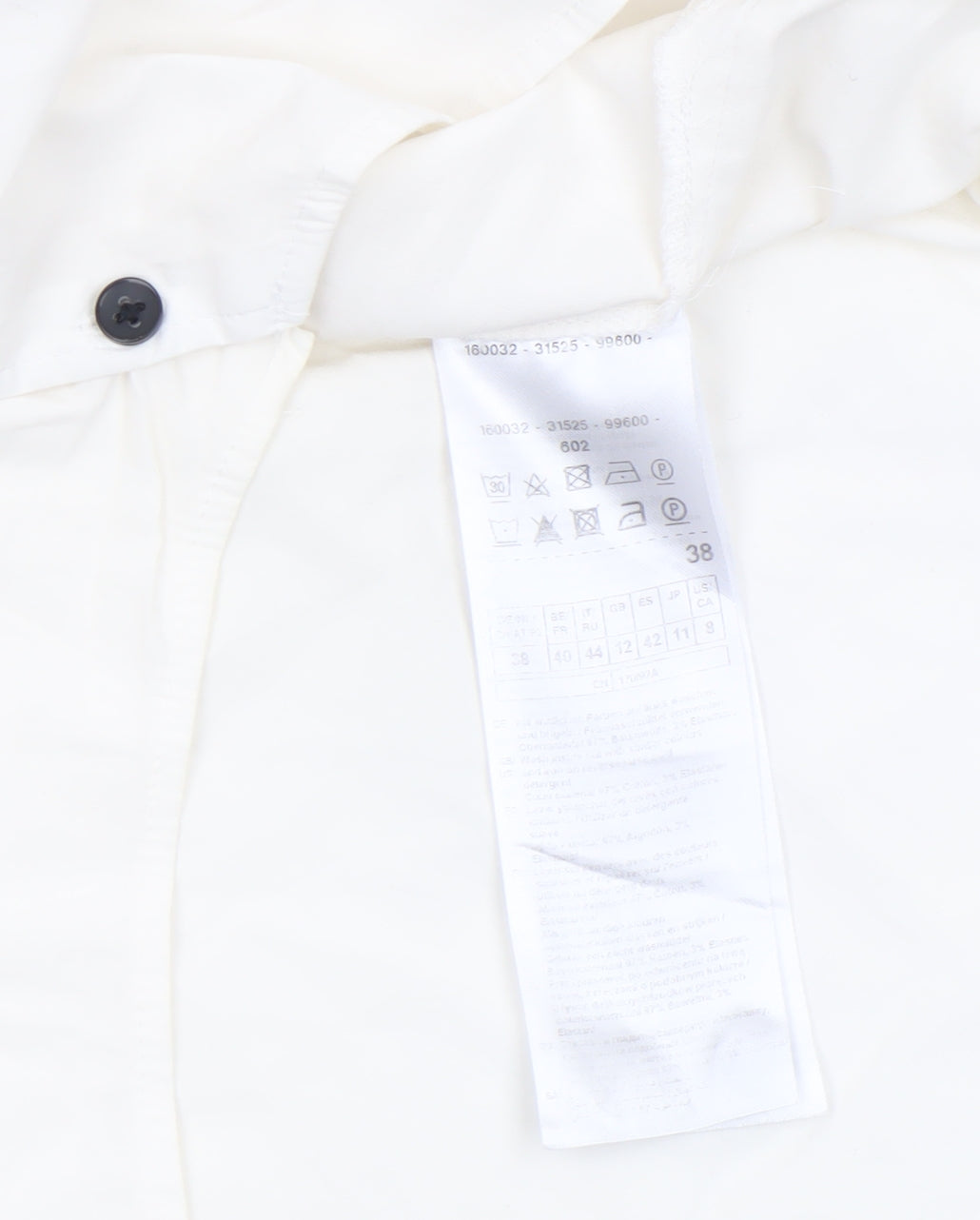 Womens UK Size 12 Gerry Weber Ivory Basic Button-Up