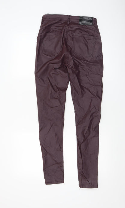 Womens UK Size 10 Rant & Rave Slim Fit Jegging Brown Trousers