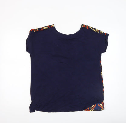 Womens UK Size S MYSTIFY Multicoloured Basic T-Shirt