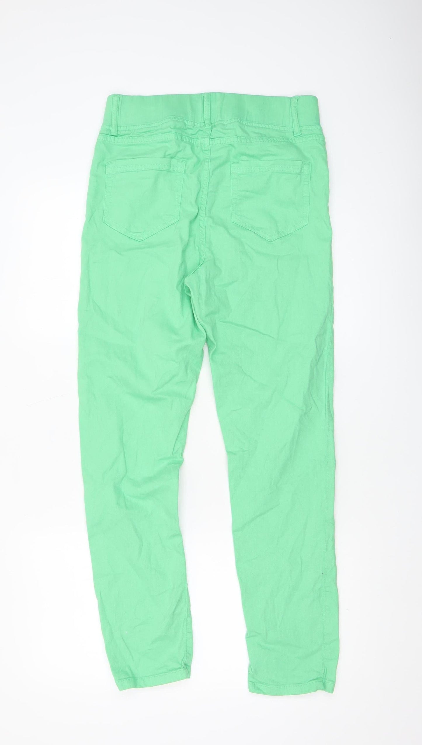 Womens UK Size 12 Gerard Slim Fit Chino Green Trousers