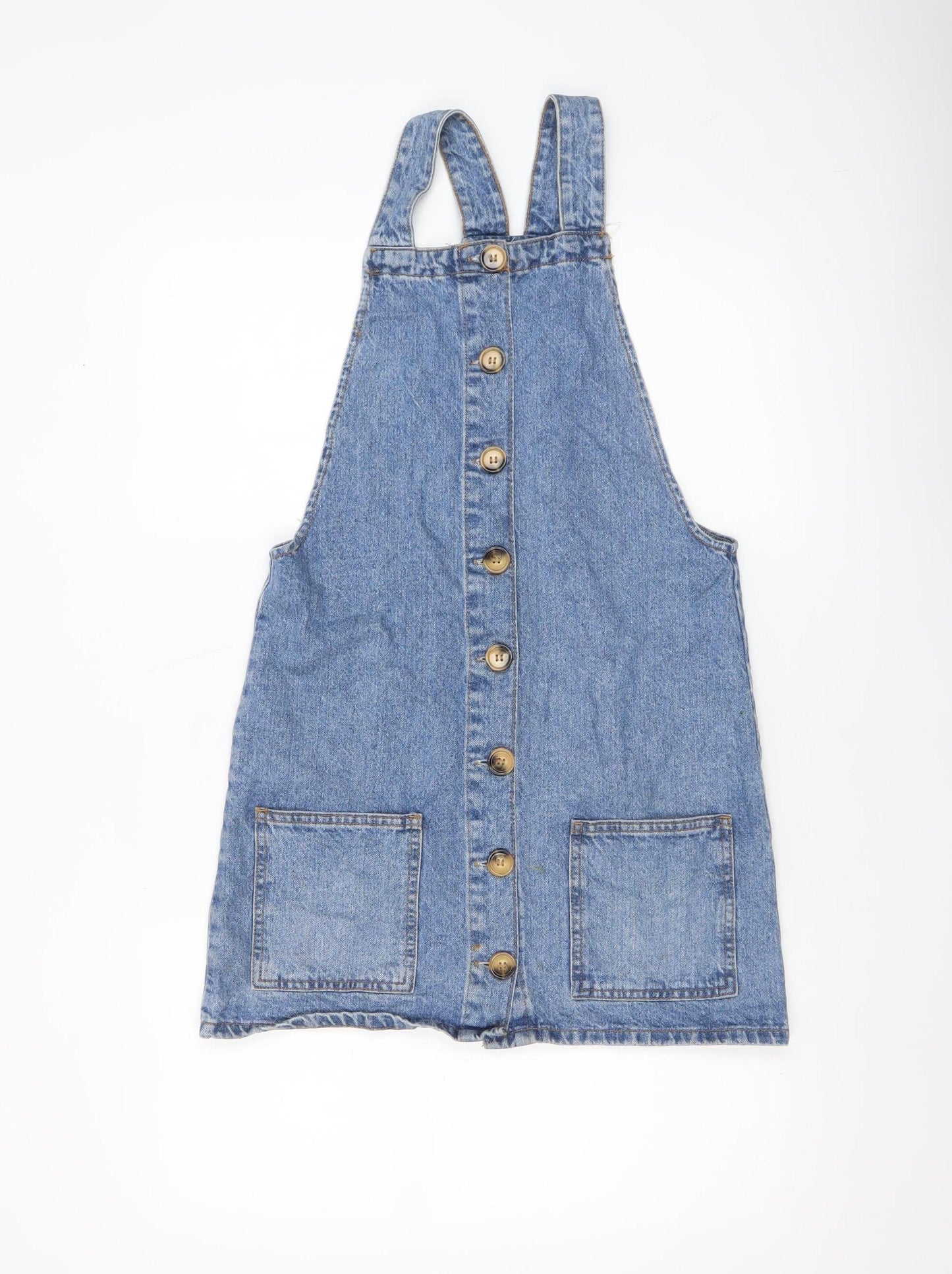 Womens UK Size 6 Denim Co. Pinafore/Dungaree Dress