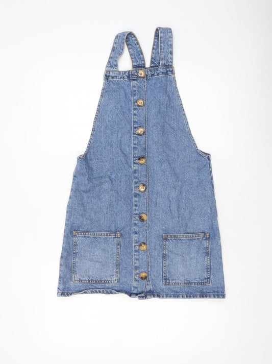 Womens UK Size 6 Denim Co. Pinafore/Dungaree Dress