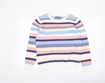 Womens UK Size M Jessica Graaf Multicoloured Pullover Jumper