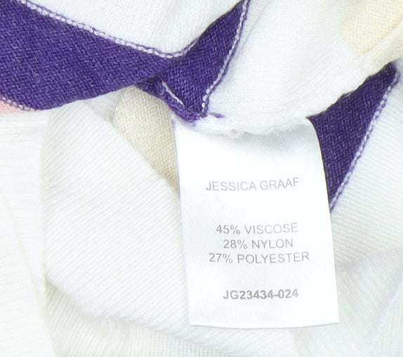 Womens UK Size M Jessica Graaf Multicoloured Pullover Jumper