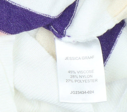 Womens UK Size M Jessica Graaf Multicoloured Pullover Jumper